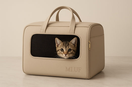 Transportadora c/janela creme